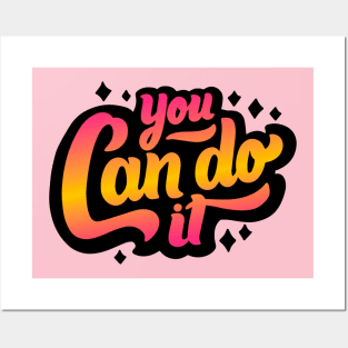 You Can Do It Posters and Art